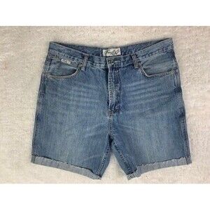 Firefly Size 34 Womens Shorts Cuff Cut Offs High Rise Cotton